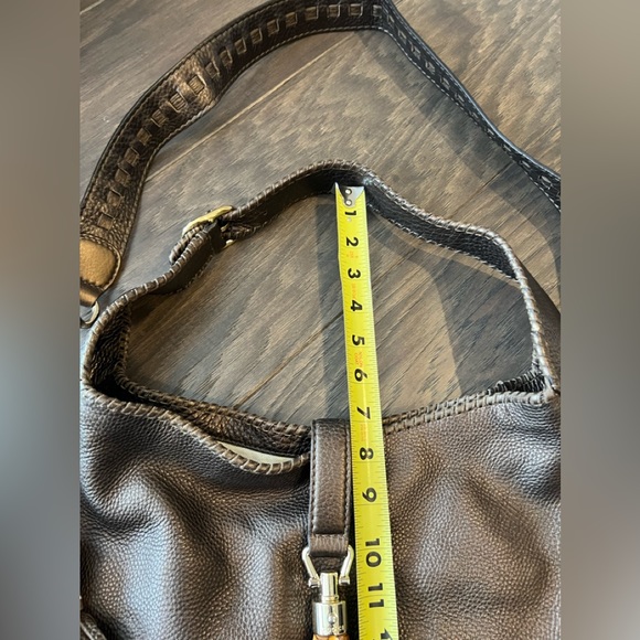 Authentic Gucci handbag, bronze metallic with two types of straps - Picture 5 of 16